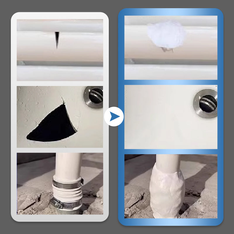 Schnell abbindender, starker Schlammeisenkleber - Reparatur von Gusseisenrohren, wasserdicht und schimmelresistent, Reparatur von Kraftstofftanks