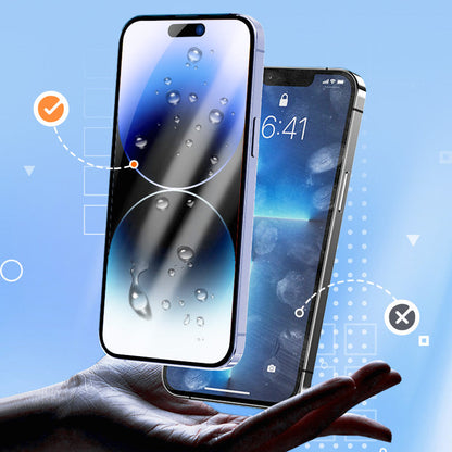 Premium-Displayschutz aus gehärtetem Glas und Installationsset für die iPhone16-11-Serie