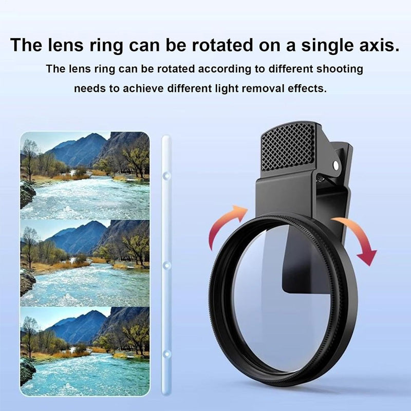 Ultradünner Zirkularpolfilter mit Clip