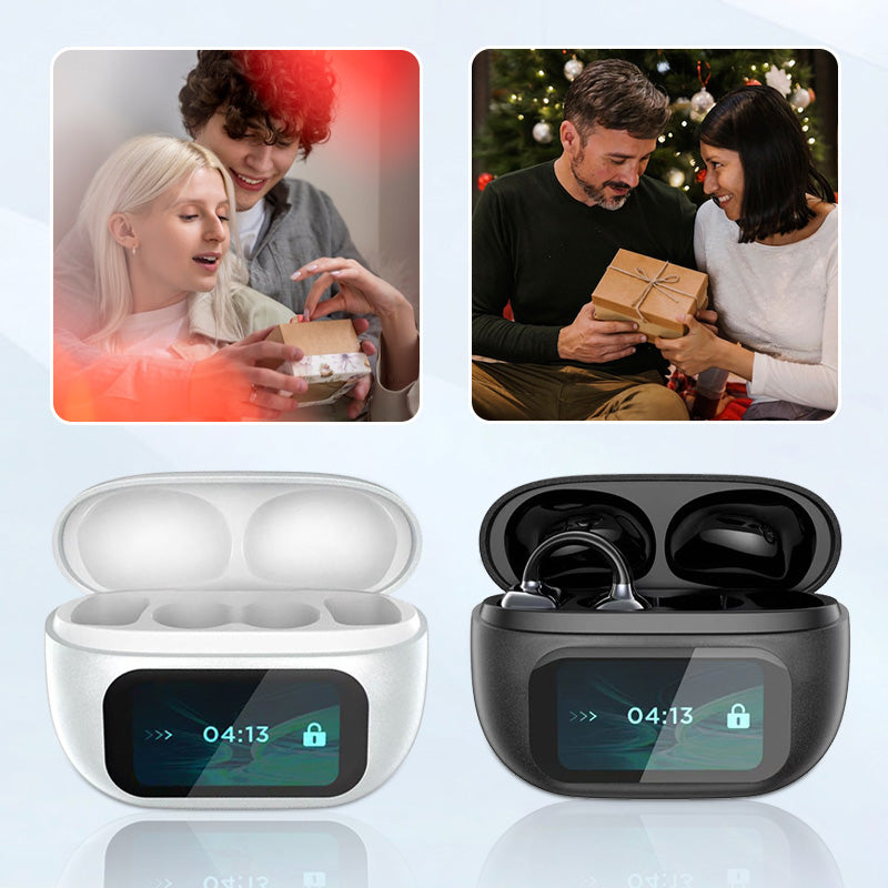 Headset mit Ohrclip und intelligentem Farbbildschirm für intelligente Übersetzungen
