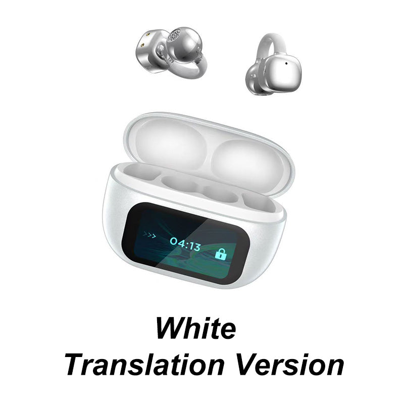 Headset mit Ohrclip und intelligentem Farbbildschirm für intelligente Übersetzungen