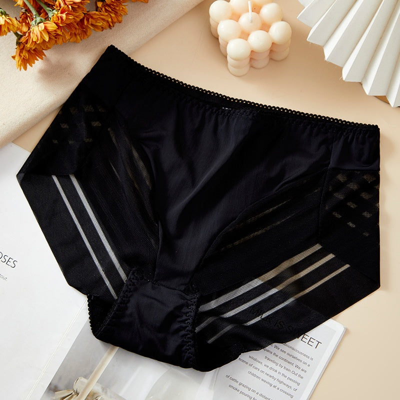 Nahtlose, atmungsaktive Spitzenhöschen für Damen