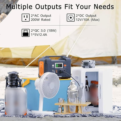 ⚡200W Portable Power Station mit Display❗Nur drei Tage lang erhalten Sie 50% Rabatt auf alle Modelle!💥