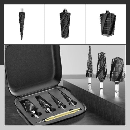 Zeitlich begrenztes Angebot ⏳ Spiralnut-Stufenloch-Reibbohrer-Set mit hoher Härte (5-teilig)