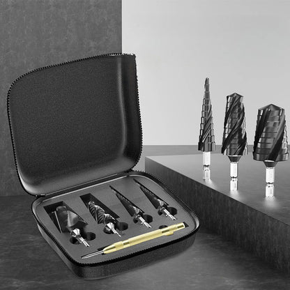 Zeitlich begrenztes Angebot ⏳ Spiralnut-Stufenloch-Reibbohrer-Set mit hoher Härte (5-teilig)