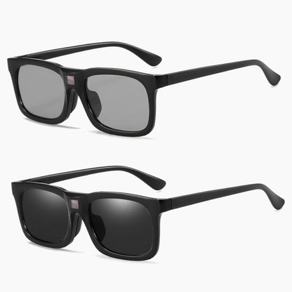 🔥Modische polarisierte Sonnenbrille mit Lichtsensorik-Technologie