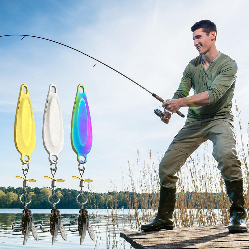 🐟Metallpropeller-Angelköder zum Fangen von Fischen