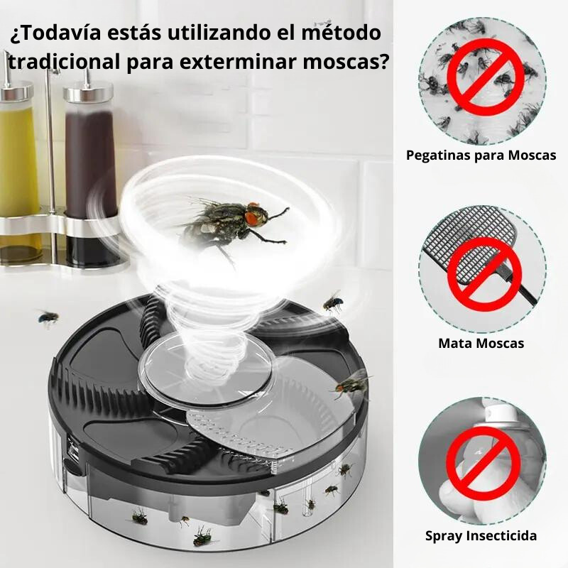 Automatische Fliegenfalle für Zuhause: Ein Fliegenkiller für Zuhause, der das Restaurant säubert!