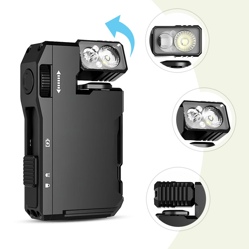 🔦🔦Mini-Taschenlampe mit drehbarem Kopf🔦G5 EDC – Licht, das mitdenkt. Für Abenteuer, die keine Kompromisse kennen-Tragbare