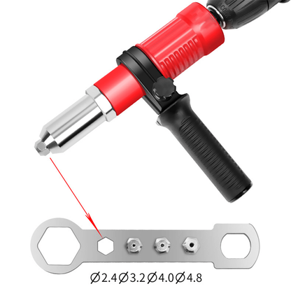 💥Professioneller Nietbohrkopf-Adaptersatz