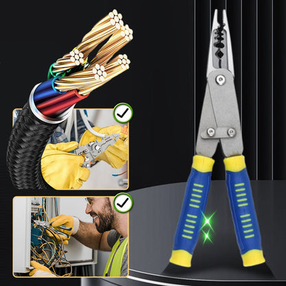 🔧 Schneiden, Abisolieren, Crimpen – Alles aus einer Hand, 3-in-1-Zange💥