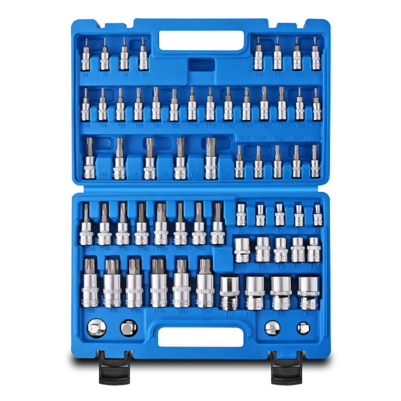 🔥CR-V Steckschlüssel-Set – 1/4" & 1/2", Vielseitiges Ratschen- und Nuss-Set für Heim & Werkstatt