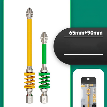 Magnetischer Anti-Rutsch-Kreuzschlitz-Bit mit Feder