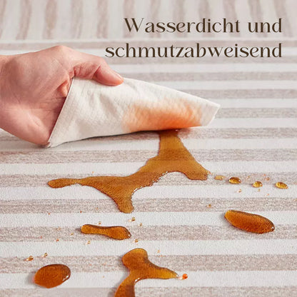 ✨Wasserfest, rutschfest, schmutzabweisend und leicht zu reinigen  ✨ Moderner Teppich im Cream-Style – Weicher Wohnzimmer- & Schlafzimmerteppich, stilvoll für Sofa, Couchtisch & Bettkante