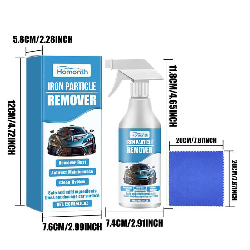 🔥✨Spray zum Entfernen von Rost und Eisenpartikeln an Autos