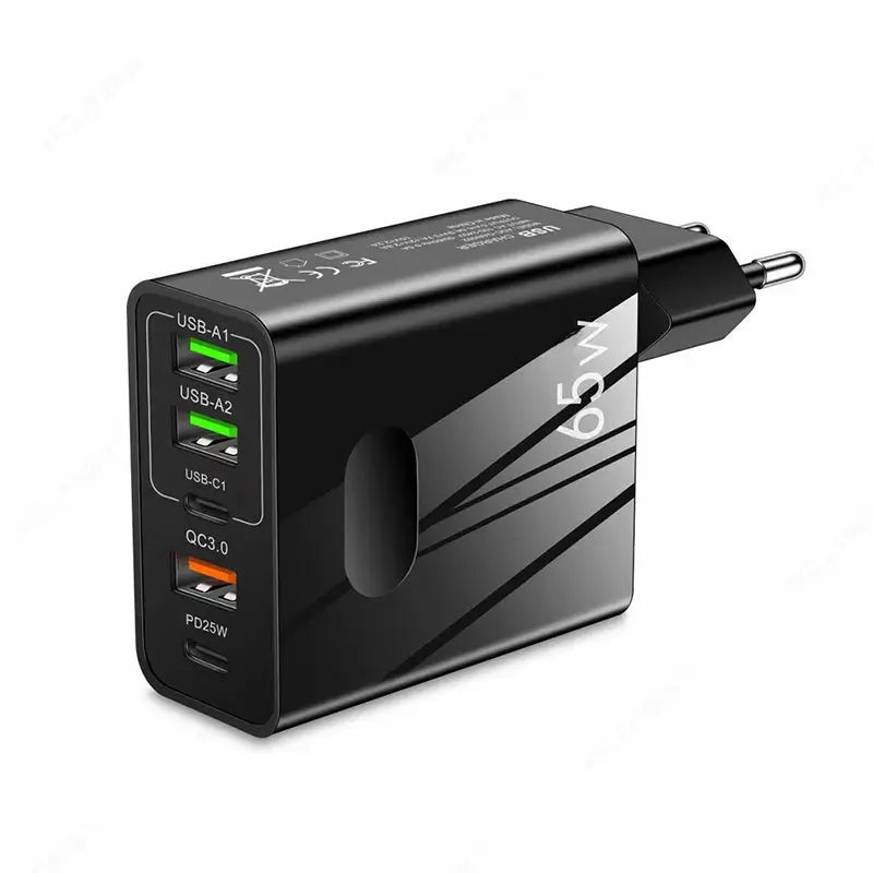[Praktisches Geschenk] 65W Schnellladegerät mit mehreren Anschlüssen
