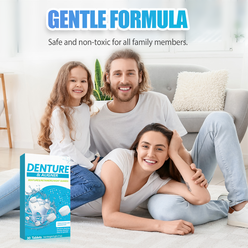 Brausetabletten zur Reinigung von Retainer und Zahnersatz