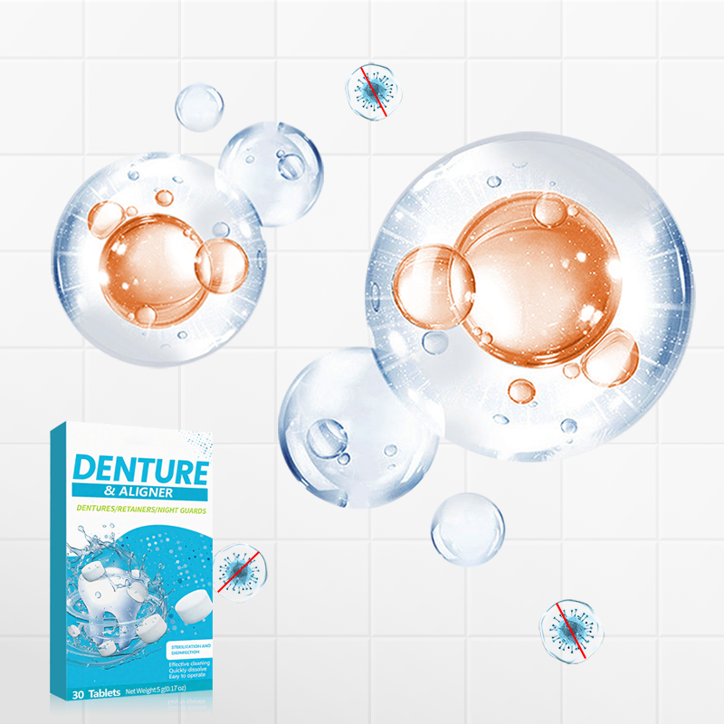 Brausetabletten zur Reinigung von Retainer und Zahnersatz