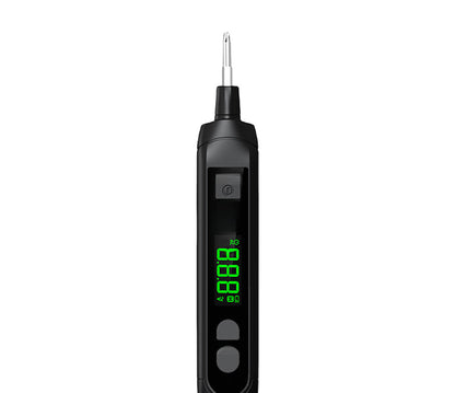 🔥Wiederaufladbarer Kontakt-Digitalanzeige-Teststift - Stromkreiserkennung, Haltepunkterkennung, Spannungsmessung