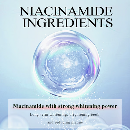 💖Niacinamid-Zahnpasta für strahlend weiße Zähne🦷Perlweiße Zähne zum Vorschein🦷Die neue Geheimwaffe für Ihr Lächeln!