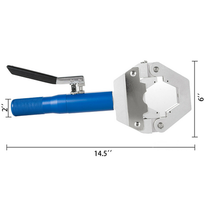 Hydraulisches Klimaanlagen-Schlauchpresswerkzeug-Set – Handpresswerkzeug-Set mit aufsteckbaren Matrizen für die Reparatur von Klimaanlagen-Schläuchen