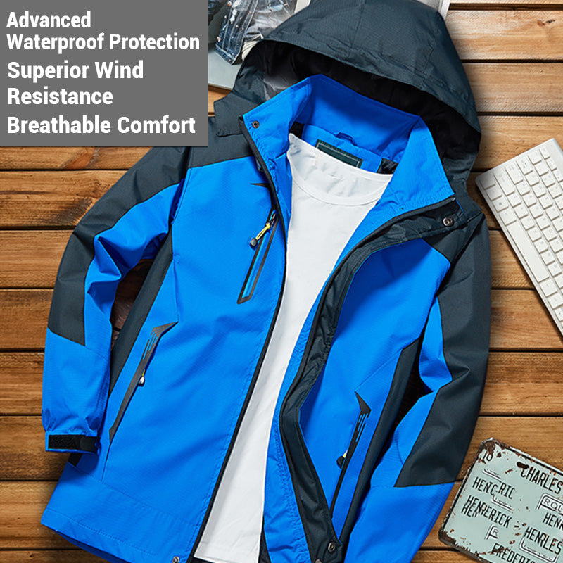 👔😎Herren-Performance-Outdoor-Jacke – Winddicht, wasserdicht & atmungsaktiv🔥