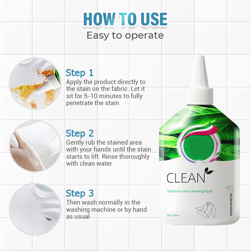 Kraftvoller Fleckentferner für Kleidung 💪✨👕