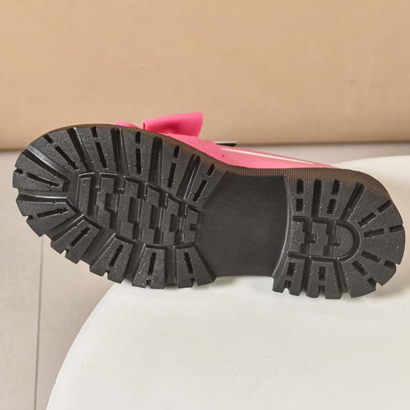 🩷Stilvolle süße Plateau-Loafer mit Schleife