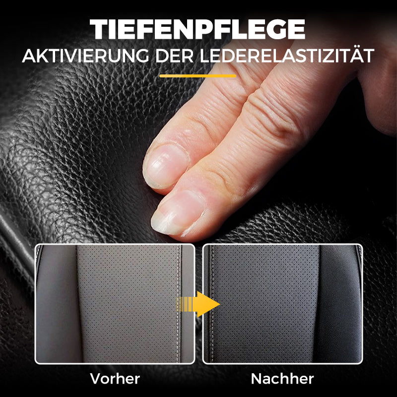 🧼 KAUFEN 2 ERHALTEN 1! ✨ Reinigungs- & Pflegecreme für Leder - Tiefenreinigung mit Natürlichen Ölen für Möbel, Autositze & Accessoires 🛋️🌟