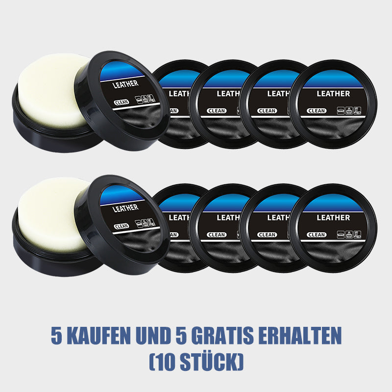 🧼 KAUFEN 2 ERHALTEN 1! ✨ Reinigungs- & Pflegecreme für Leder - Tiefenreinigung mit Natürlichen Ölen für Möbel, Autositze & Accessoires 🛋️🌟