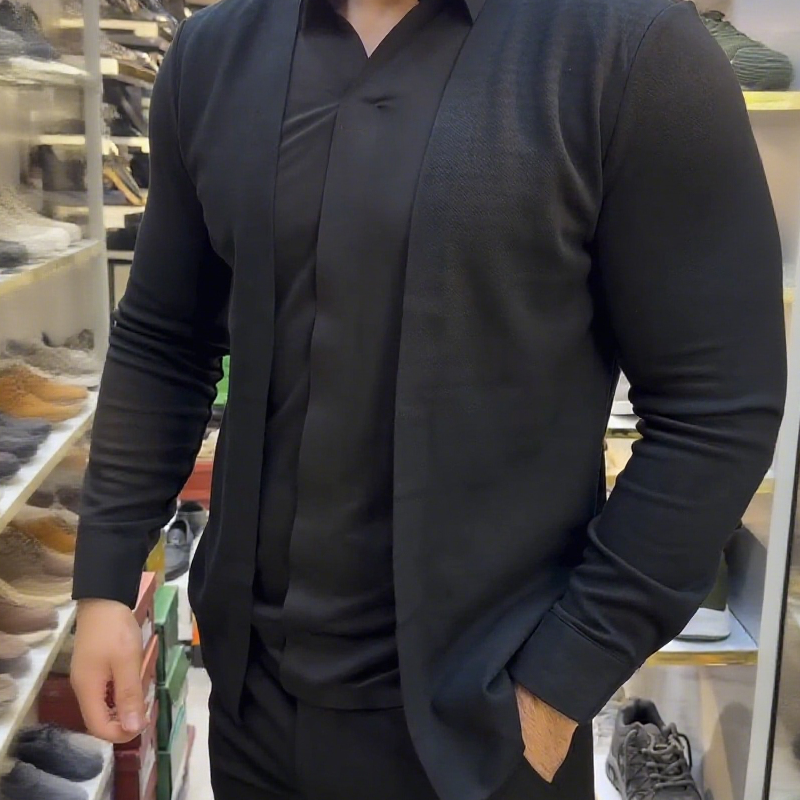 🔥Ausgewählte Herrenmode 50 % Rabatt🔥Herren Hemd in Layering-Optik