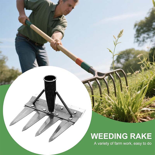 Heavy-Duty Stahl Garten Unkraut Harke