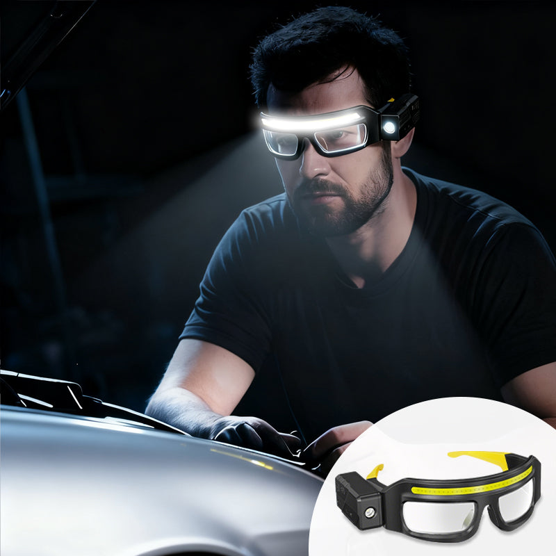 ✨Freihändige LED-Arbeitslichtbrille