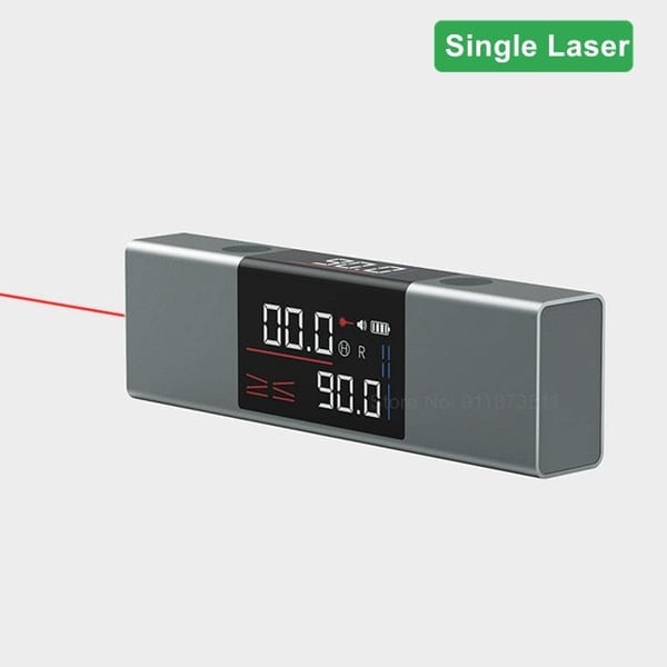 🔥Praktische Werkzeuge🎉 2-in-1-Laserwinkellineal-Winkelmesser