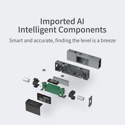 🔥Praktische Werkzeuge🎉 2-in-1-Laserwinkellineal-Winkelmesser