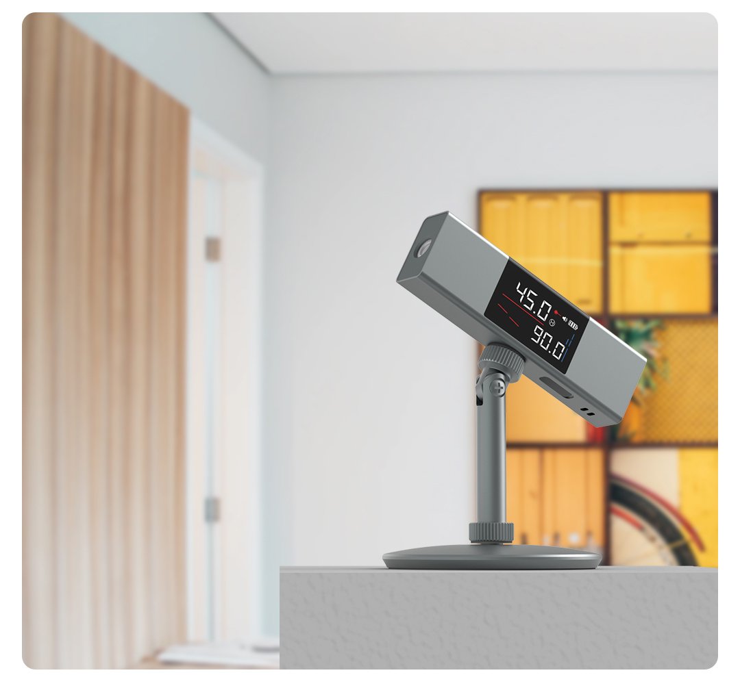 🔥Praktische Werkzeuge🎉 2-in-1-Laserwinkellineal-Winkelmesser