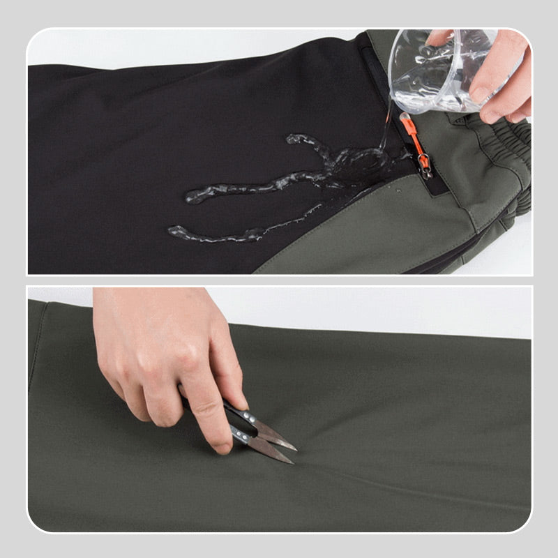 👖Winddichte, wasserdichte, warme Wanderhose mit elastischem Bund