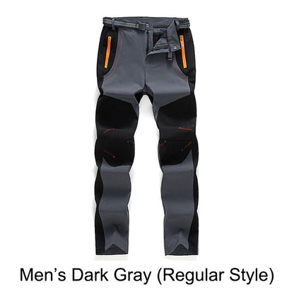 👖Winddichte, wasserdichte, warme Wanderhose mit elastischem Bund