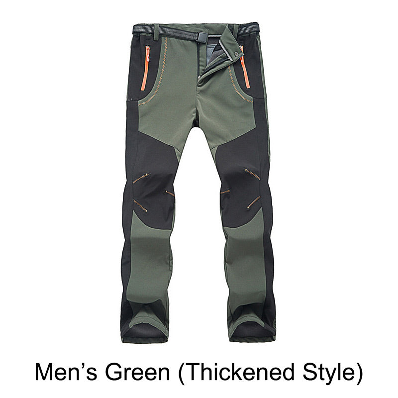 👖Winddichte, wasserdichte, warme Wanderhose mit elastischem Bund