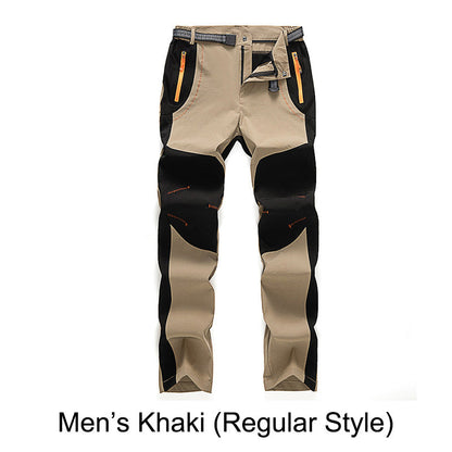 👖Winddichte, wasserdichte, warme Wanderhose mit elastischem Bund