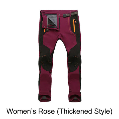 👖Winddichte, wasserdichte, warme Wanderhose mit elastischem Bund