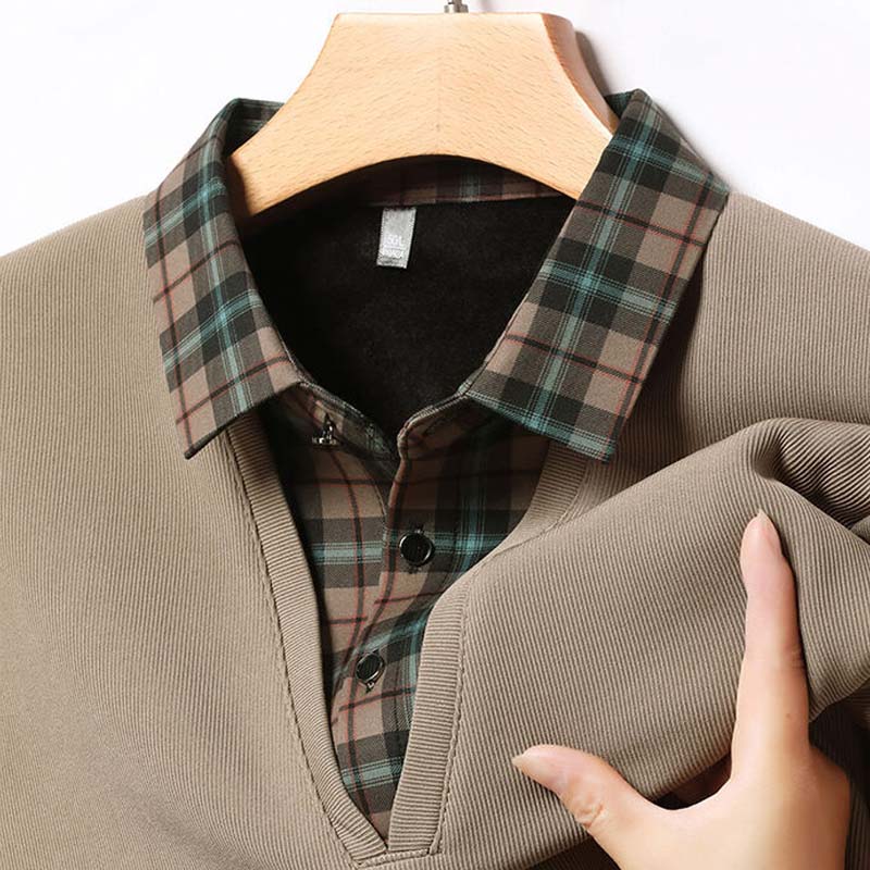 👔 Warmes und dickes Herrenhemd, ein Must-Have für Herbst und Winter, vielseitig und modisch