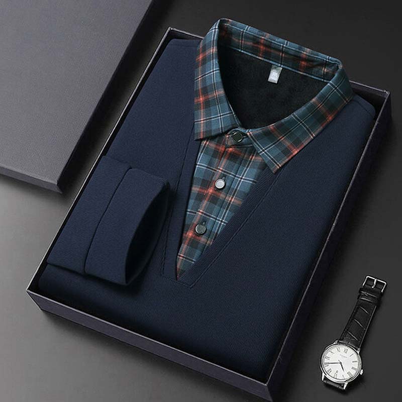 👔 Warmes und dickes Herrenhemd, ein Must-Have für Herbst und Winter, vielseitig und modisch