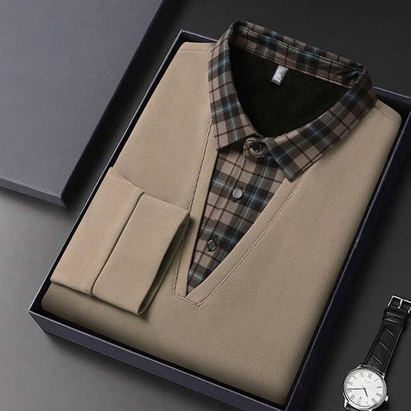 👔 Warmes und dickes Herrenhemd, ein Must-Have für Herbst und Winter, vielseitig und modisch