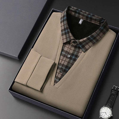 👔 Warmes und dickes Herrenhemd, ein Must-Have für Herbst und Winter, vielseitig und modisch