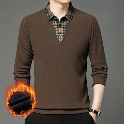 👔 Warmes und dickes Herrenhemd, ein Must-Have für Herbst und Winter, vielseitig und modisch