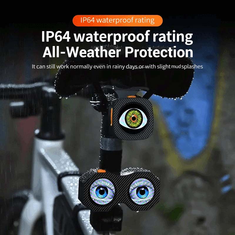 🔥Innerhalb von 3 Tagen profitieren Sie von 50 % Rabatt!🎉👁️ Dynamisches Devil's Eye Fahrradrücklicht – Sicherheit &amp; Einzigartigkeit! 🚲