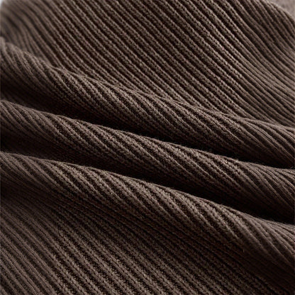 📢📢50%Rabatt!!!🎉✨Strickkleid mit Rollkragen und Volantsaum