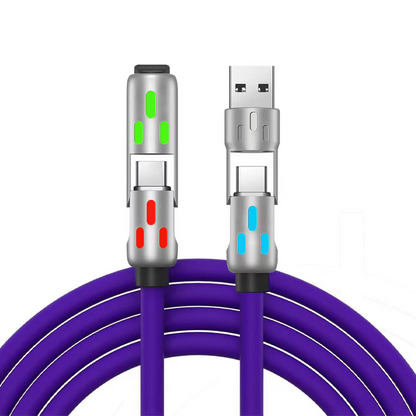 ✨Universelles 4-in-1-RGB-Schnellladekabel – Komplett verbessert