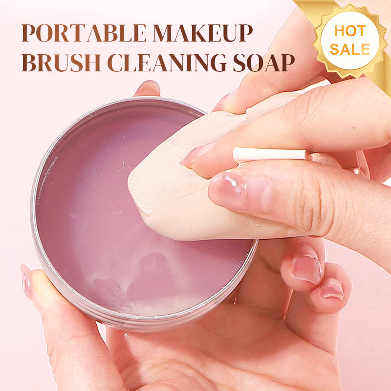 ❤️Portable Makeup Brush Cleaning Soap